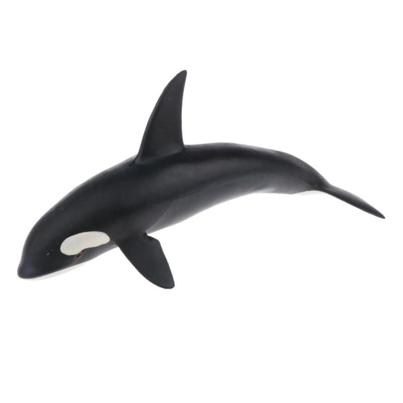 Papo KILLER WHALE CALF solid plastic toy wild zoo sea marine animal ORCA  NEW 