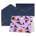 thumbnail image 3 of Bruja de Halloween 12 tarjeta de felicitación amor jardín nacarado enviar familiares y amigos, 3 of 3