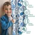 thumbnail image 3 of Blackout Kids Curtains,Pioneer Flower Floral Print Pattern Childrens Insulated Curtains Set Of 2,Bedroom Essentials,Toddler Room Decor 52"x63", 3 of 5