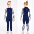 thumbnail image 2 of Greeniant Trajes de neopreno para niños y niñas, traje de buceo a prueba de frío, pantalones de manga larga gruesos, traje de baño para jóvenes, Deportes acuáticos azul marino XXL Greeniant OD003675-10, 2 of 6