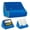 Blue, variant on Thinking Gifts Tablet & Book Stand - Soft Book Couch - Black
