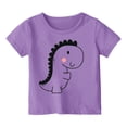 thumbnail image 1 of Little Boy Outfits Set Summer Clothes Pullover Dinosaur T Shirts + Shorts Set Fall Outfits 6-7 Years, 1 of 3