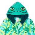 thumbnail image 3 of Saint Eve Kids Hooded Terry Swim and Beach Cover Up Robe for Boys and Girls - Green Turtle, Medium, 3 of 6