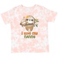 thumbnail image 3 of Inktastic Cute Sloth I Love My Nanny Boys or Girls Toddler T-Shirt, 3 of 5