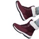 thumbnail image 5 of Booties Tobillo Botas Nieve para Mujeres Forradas Pieles Piel Al Aire Libre, 5 of 8