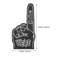 thumbnail image 2 of 6pcs EVA Foam Hand Cheerleading Finger Hand Props Protective Finger Sleeves for Sports Events School Cheerleading and Party Decorations, 2 of 3