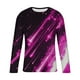 thumbnail image 3 of Blusas y camisas de manga larga y cuello redondo para hombre, camisetas casuales con estampado de moda y cuello redondo, blusas de licra de manga corta para hombre., 3 of 4