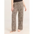 thumbnail image 2 of Joyspun Women’s Sleepwear Long Knit Pajama Pants, 29'' Inseam, Sizes S-3X, 2 of 6