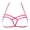 Hot Pink, variant on Underwear for Women Charming Crisscross Strappy Harness Bralette Hollow Out Bra Minimal Cage Strap Top Club Layering Sleepwear Babydoll Women's Lingerie,White