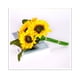 thumbnail image 4 of Ramo de Flores Artificiales de Seda de 5 Cabezas de Girasol Falso para Decoración Floral Del Hogar, 4 of 7