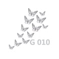 thumbnail image 5 of Decoración Mariposas,3d Pared Colore Metálicos Hueco Plateado, 5 of 5