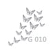 thumbnail image 5 of Decoración Mariposas,3d Pared Colore Metálicos Hueco Plateado, 5 of 5