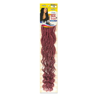 D-GROEE 1 Bag Hair Box Braids Crochet Hair 22 Inch Multi-colors
