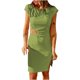 thumbnail image 1 of Moda mujer casual sexy cuello redondo sólido verano manga corta mini vestido Fridja  bnh1459, 1 of 9