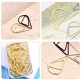 thumbnail image 3 of unbranded 100Ud Clips De Papel De Metal Dorado Para Organizar Y Decorar En El Hogar, 3 of 7