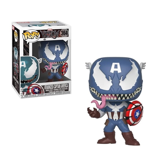 Figura Funko Pop Venomized Captain America 4.5 Pulgadas