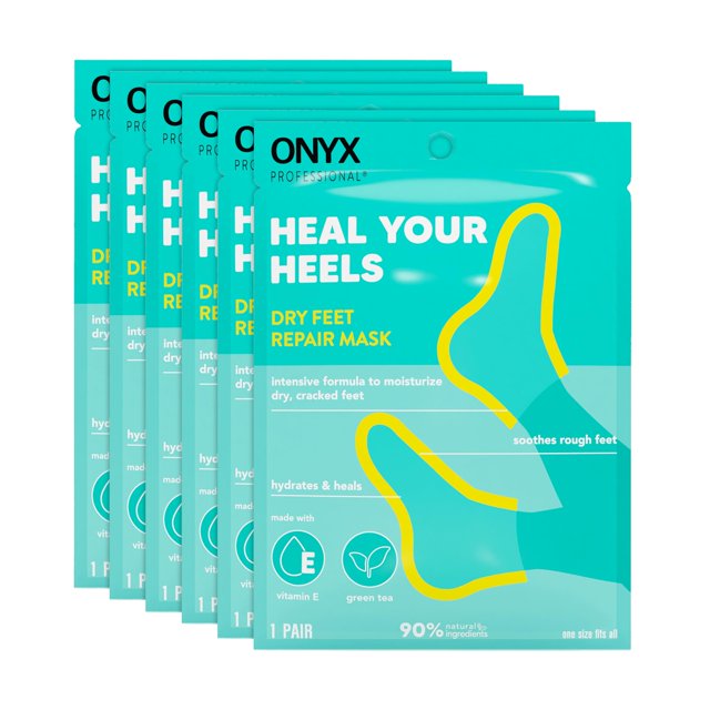 Máscara reparadora de pies Onyx Professional Heal Your Heels x6