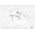 thumbnail image 2 of National Geographic World and United States Coloring, Map Pack Bundle, 36" x 24", 2 of 3