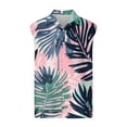 thumbnail image 4 of Njoeus Tshirts Shirts For Men Workout Shirts For Men Men'S Funny Hawaiian Shirts Casual Beach Button Up Shirt Summer Plus Size Tops Mens Big&Tall Sleeveless Shirt S-5Xl Custom T Shirts On Clearance, 4 of 4