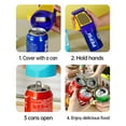 thumbnail image 6 of 3D printed can opener, one handed can opener, aluminum can opener remover, used for Bevera beer soda water, used for household kitchen tools, 6 of 12
