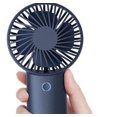 thumbnail image 5 of Ventilador de mano de 6000 mAh, mini ventilador portátil, pequeño ventilador recargable por USB [tiempo de funcionamiento de 5 a 20 horas] Ventilador personal a batería con 3 velocidades para exterio, 5 of 5