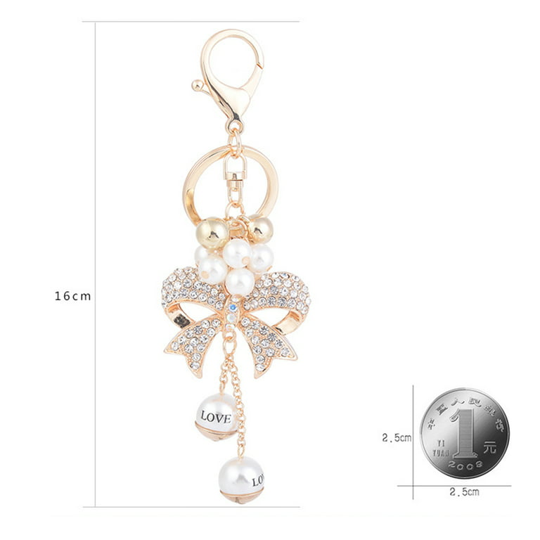 Rhinestone Key Chain Ring Holder  Rhinestone Jewelry Accessories