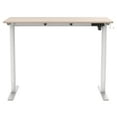 thumbnail image 3 of Mainstays Electric Standing Desk, Height Adjustable Desk, 44 x 24 Inches Ergonomic Stand Up Desk with Four Height Memory Presets, Headphone Hook and Cable Management, Natural Top, 3 of 14