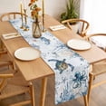 thumbnail image 3 of Blue Turtle Coastal Table Runner - 60 Inch Long, Kitchen Dining Table Runner Dresser Scarves, Octopus Summer Beach Coral Starfish Seahorse Farmhouse Decor for Coffee Tables Wedding Party Banquet, 3 of 8