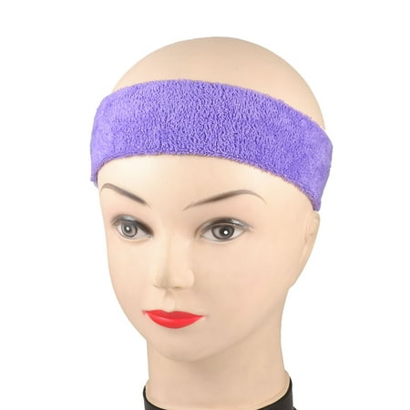 Women Hairstyle DIY Purple Stretchy Headband Hair Band 2 Pcs - Walmart.com