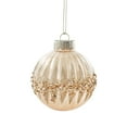 thumbnail image 5 of Farmhouse Christmas Ornaments Set - 5PCS 80mm Shatterproof Ball Decorations, Large Clear Champagne Gold Hanging Balls for Xmas Tree, Rustic Holiday Home Decor and Party Supplies, 5 of 9
