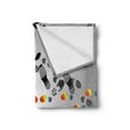 thumbnail image 2 of Pride Soft Flannel Fleece Throw Blanket, LGBT Lovers Meet in Crowd Composition with Walking Footprints Print, Cozy Plush for Indoor and Outdoor Use, 60" x 80", Pale Taupe Multicolor, by Ambesonne, 2 of 5