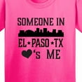 thumbnail image 4 of Inktastic El Paso Texas Someone Loves Me Skyline Youth T-Shirt, 4 of 5