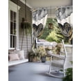 thumbnail image 4 of nqOlkjepod Outdoor Curtains for Patio Waterproof, Marble Black Outdoor Privacy Panels Grommet, Modern Luxury Gold Nature Texture Blackout Outside Curtains for Porch/Cabana/Pergola 54"x95", 2 Panels, 4 of 8