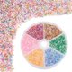 thumbnail image 1 of Mini cuentas espaciadoras de vidrio de 2 mm en 6 colores, para manualidades, collares, pulseras, bisutería, cuentas para la cintura, surtidos., 1 of 6