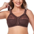 thumbnail image 3 of Women Minimizer Bra Comfort Wirefree Full Coverage Large Bust Non-Padded 40C, 3 of 8