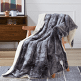 thumbnail image 7 of GARVEE Electric Heated Blanket King Size,100"x90" Soft Thicken PV Plush Heat Throws with Dual Control,5 Heating Levels & 10 Hours Auto Off,Grey Tie-Dye, 7 of 7