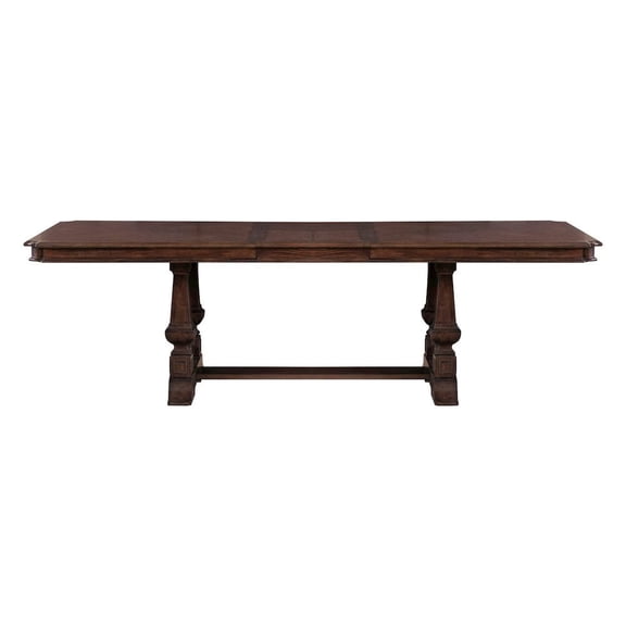 Liberty Furniture Provence Park 7 Piece Trestle Table Set - Brown