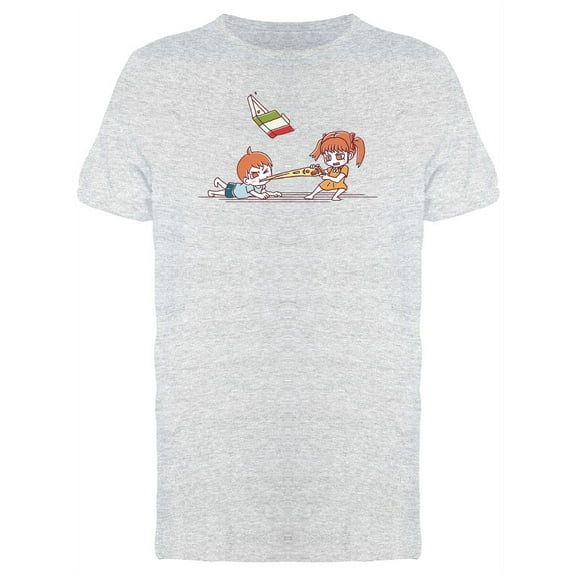 Fight For The Pizza Slice Tee Men's -Image by Shutterstock