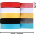 thumbnail image 3 of Reusable Fastening Cable Ties 3m 【5Rolls】 Cable Ties 5 Rolls Hook and Loop Cable Straps Adjustable Cord Ties for Cable Management Cord Organizer Straps Colorfull, 3 of 5
