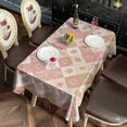 thumbnail image 2 of Pioneer Flower Floral Print Pattern Rectangle Tablecloth 60"x102", Waterproof Polyester Table Cloth, Wipeable Spillproof for Dining Camping Indoor Outdoor, 2 of 6