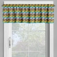 thumbnail image 2 of Ambesonne Abstract Window Valance, Colorful Rhythmic Motif, 54" X 12", Multicolor, 2 of 5