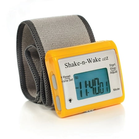 Shake-n-Wake ZZZ Vibrating Alarm Clock Watch -
