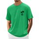 thumbnail image 1 of Men's T-shirt T-shirts Graphic Text Pool3D Printing Street Casual Short Sleeve Printed Clothing Basic 2XL, 1 of 5