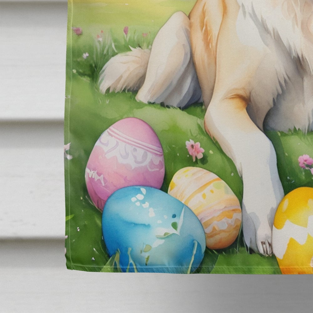 Anatolian Shepherd Dog Easter Egg Hunt House Flag 28 in x 40 in