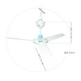 thumbnail image 4 of PinShang DC 12V Low-voltage Ceiling Hanging Fan Household Camping Electrical Fan, 4 of 6