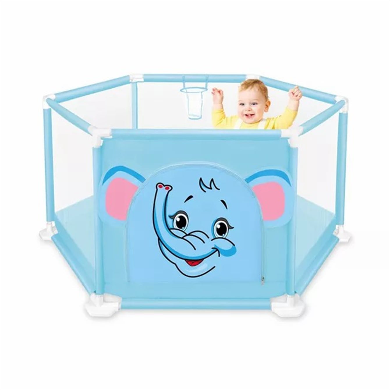 Baby Playpen for Toddler, Large Baby Playard with 50 Ocean Balls
