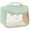 Green, variant on Portable Women's Clear Makeup Bag With Hook,Waterproof Travel Toiletry Bag,Bring Zipper Skincare Cosmetic Bag,Toiletries Organizer Tote Storage Bag