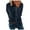 Dark Blue Long Sleeve shirts for Women, variant on HAPIMO Women's Loose Pullovers Sweatshirts Outwear Clothing Solid Color Tops Trendy Holiday Long Sleeve Crew Neck Casual Relaxed Teen Girls Army Green S