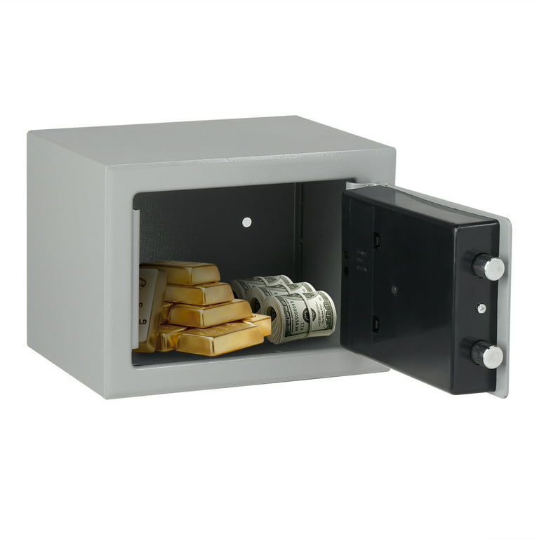 Basics Home Safe. The 0.7 cubic foot Size Safe. Unboxing and Setting  a Passcode. 