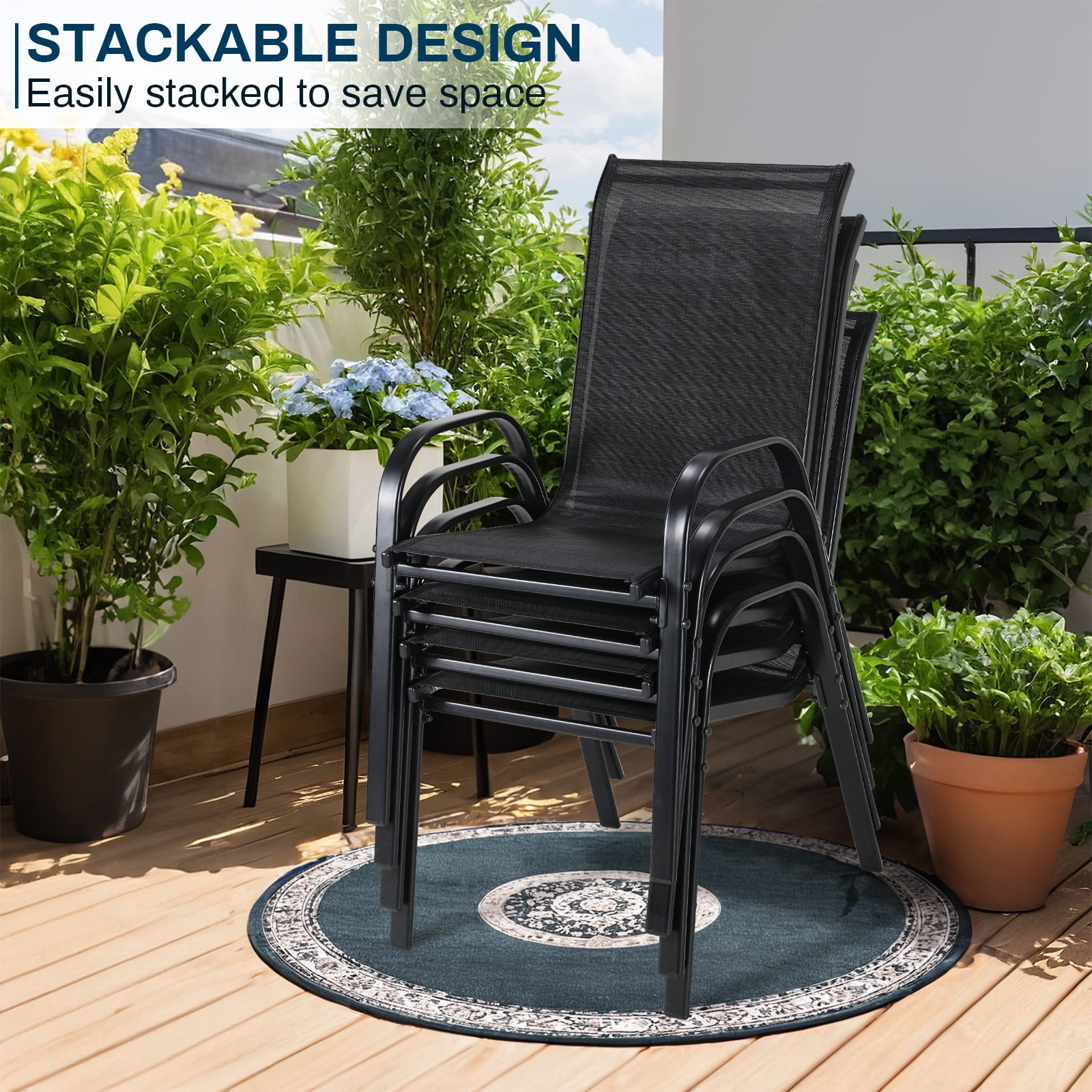 heavy plastic patio chairs